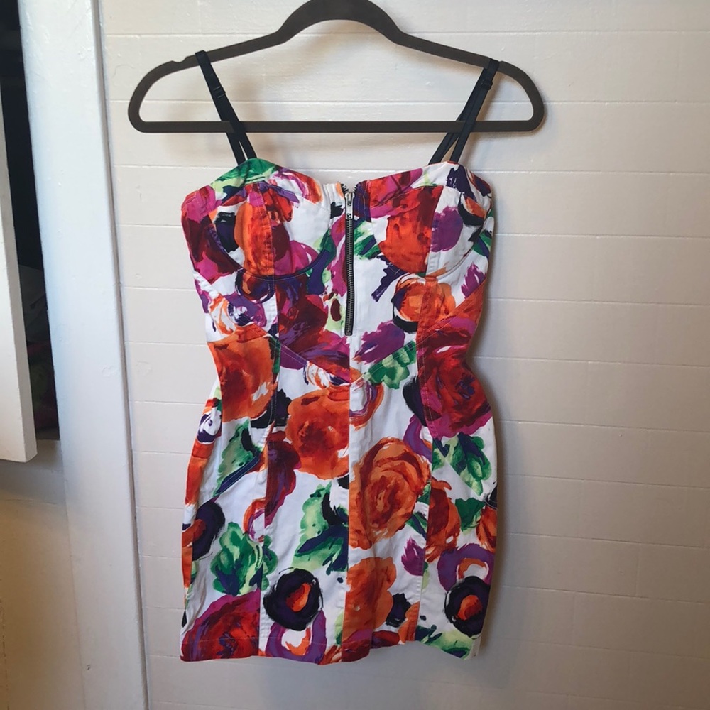 Colorful printed dress